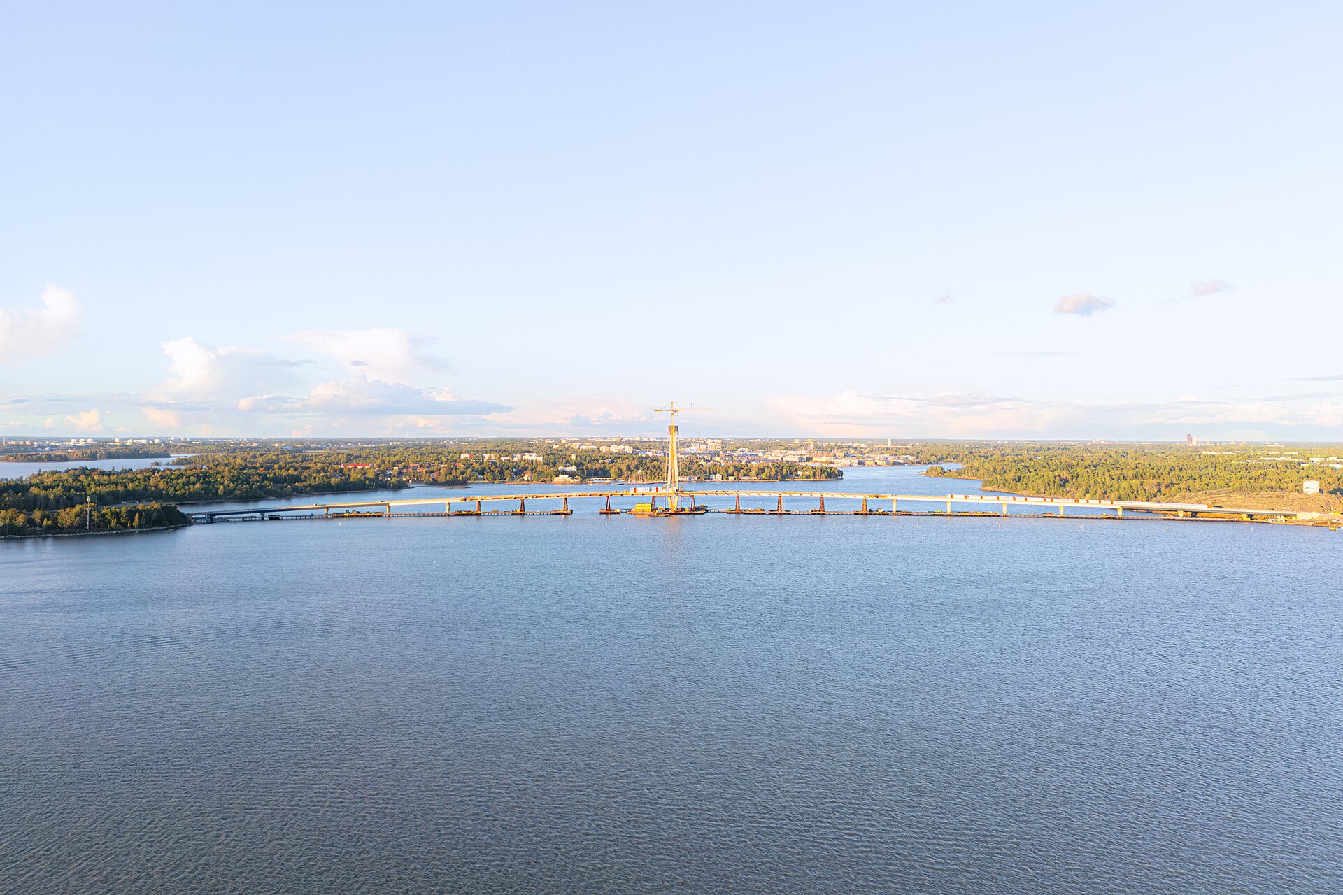 Helsinki Opened a 1.19-Kilometre Bridge for Trams, Cyclists and Walkers