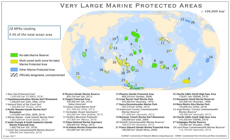 Ocean Protection Passed a Global Milestone as More Than 10 Percent Was Officially Protected